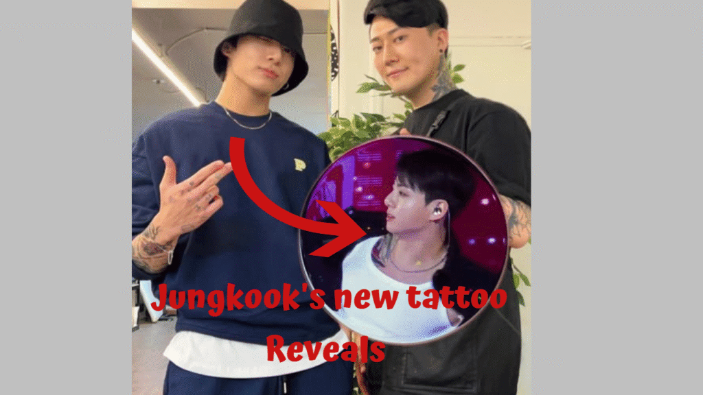 Jungkook's new tattoo Reveals