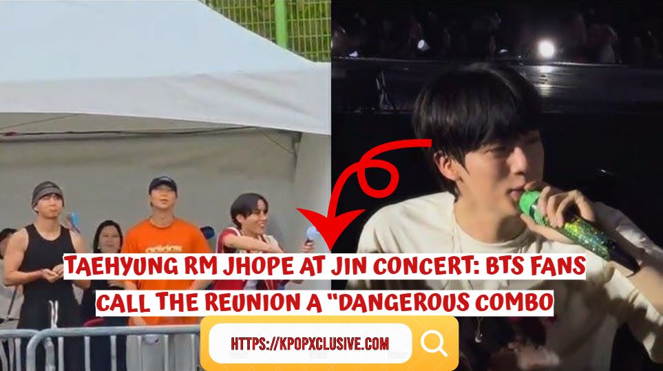 Taehyung RM jhope at Jin Concert: BTS Fans Call the Reunion a “Dangerous Combo