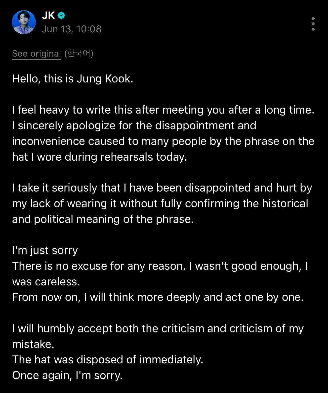 gyw79lqg1r6f1 Jungkook Apology on Weverse