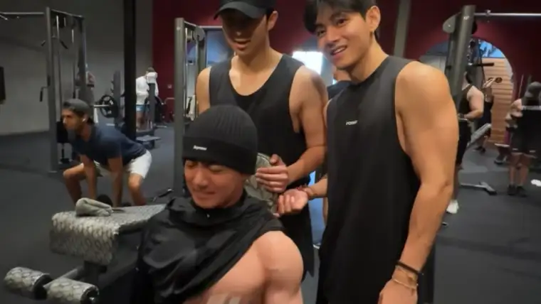 BTS V Jungkook and RM Gym Vlog: Inside Their Intense Workout and Viral Fitness Moment