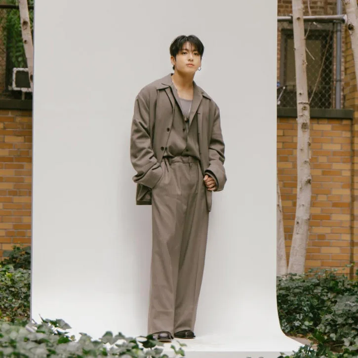 BTS Jungkook at Calvin Klein show in New York City. Credit: X|@CalvinKlein