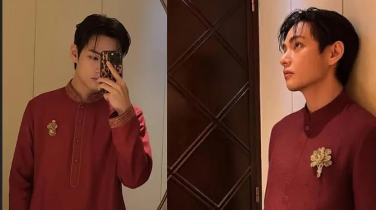 BTS V wishes Diwali to his Indian fans wearing a traditional kurta, and ARMY can’t stop reacting